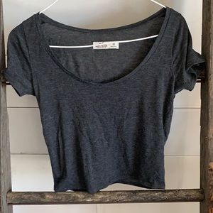 Hollister Grey Crop Top
